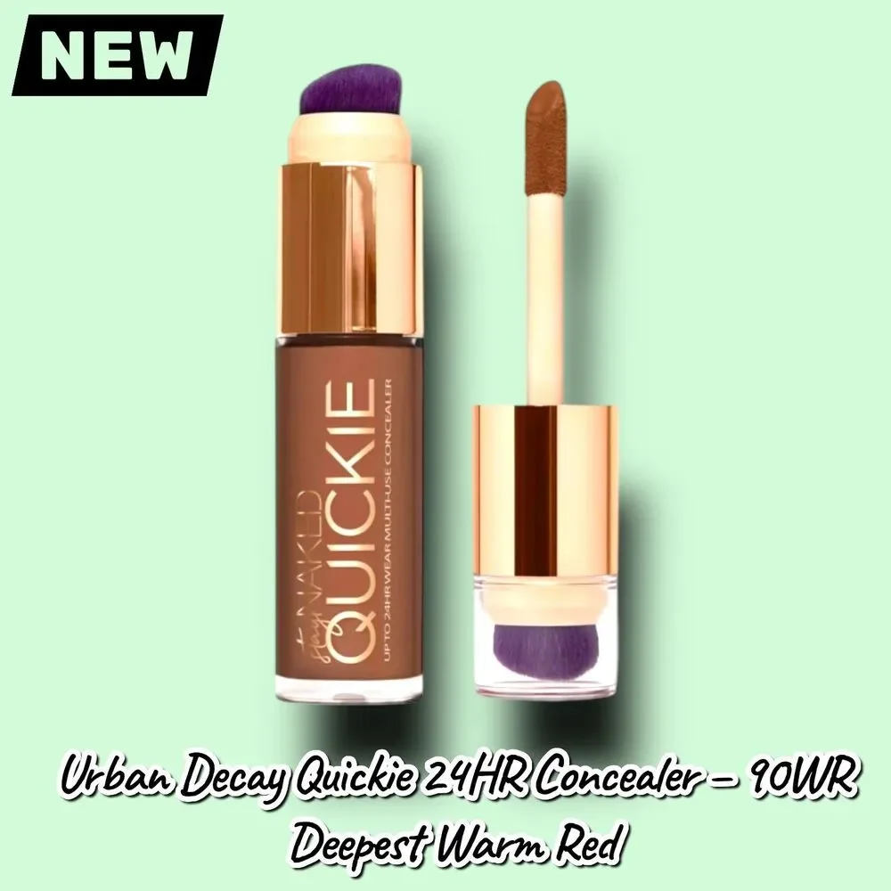 New Urban Decay Quickie 24HR Full-Coverage Waterproof Concealer – 90WR Deepest W